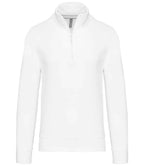 Kariban Zip Neck Sweatshirt – Classic Casual Pullover with Front Zip and Soft Fabric