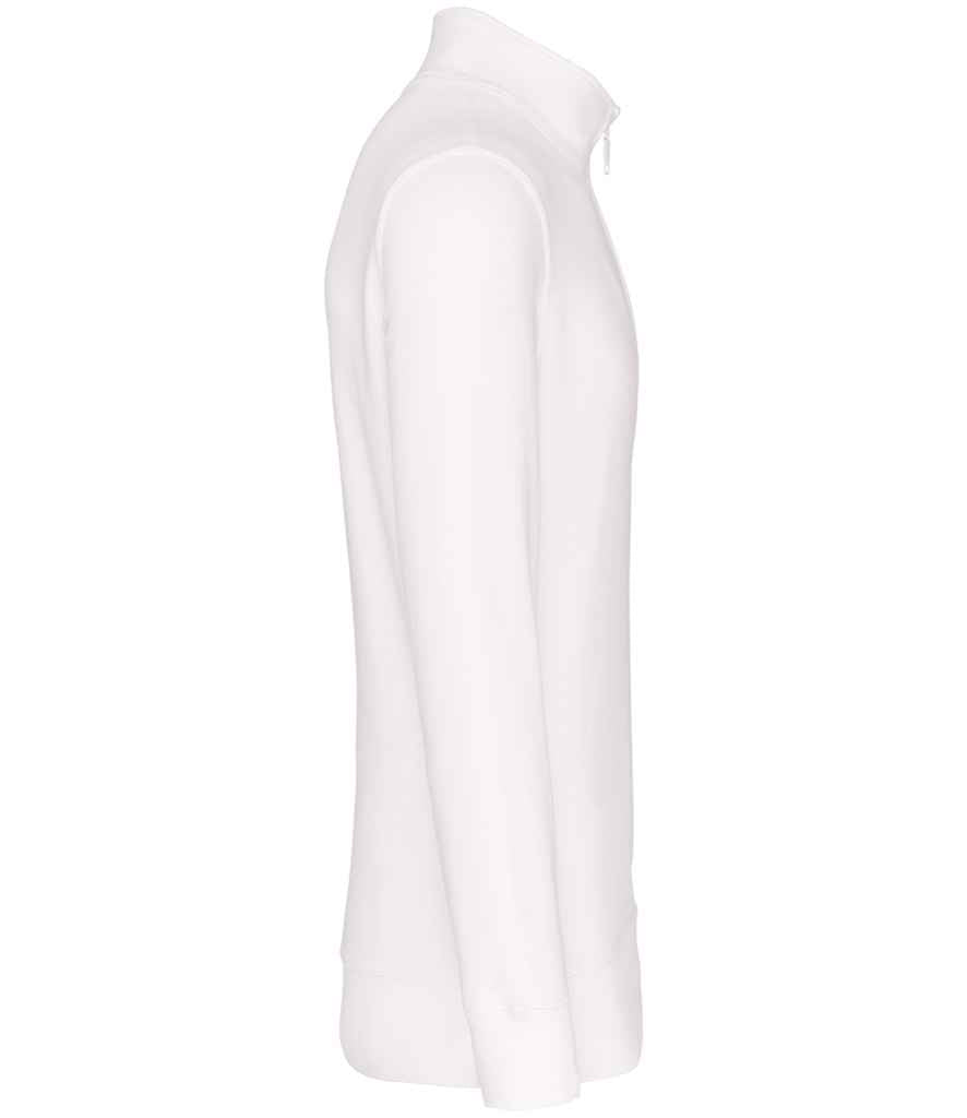 Kariban Zip Neck Sweatshirt – Classic Casual Pullover with Front Zip and Soft Fabric