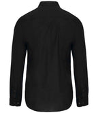 Kariban Long Sleeve Mandarin Collar Shirt with Classic Tailored Fit for Men and Women