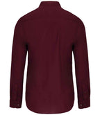 Kariban Long Sleeve Mandarin Collar Shirt with Classic Tailored Fit for Men and Women