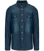 Kariban Long Sleeve Denim Shirt | Blue Jean