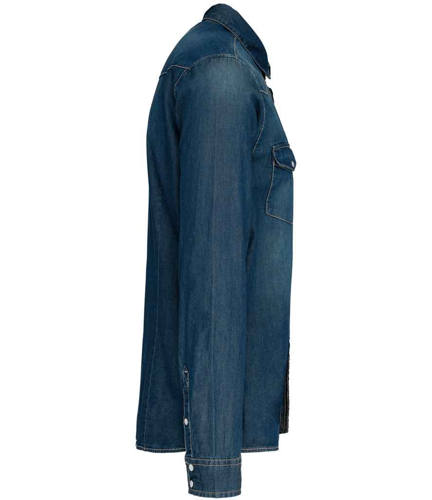 Kariban Long Sleeve Denim Shirt | Blue Jean