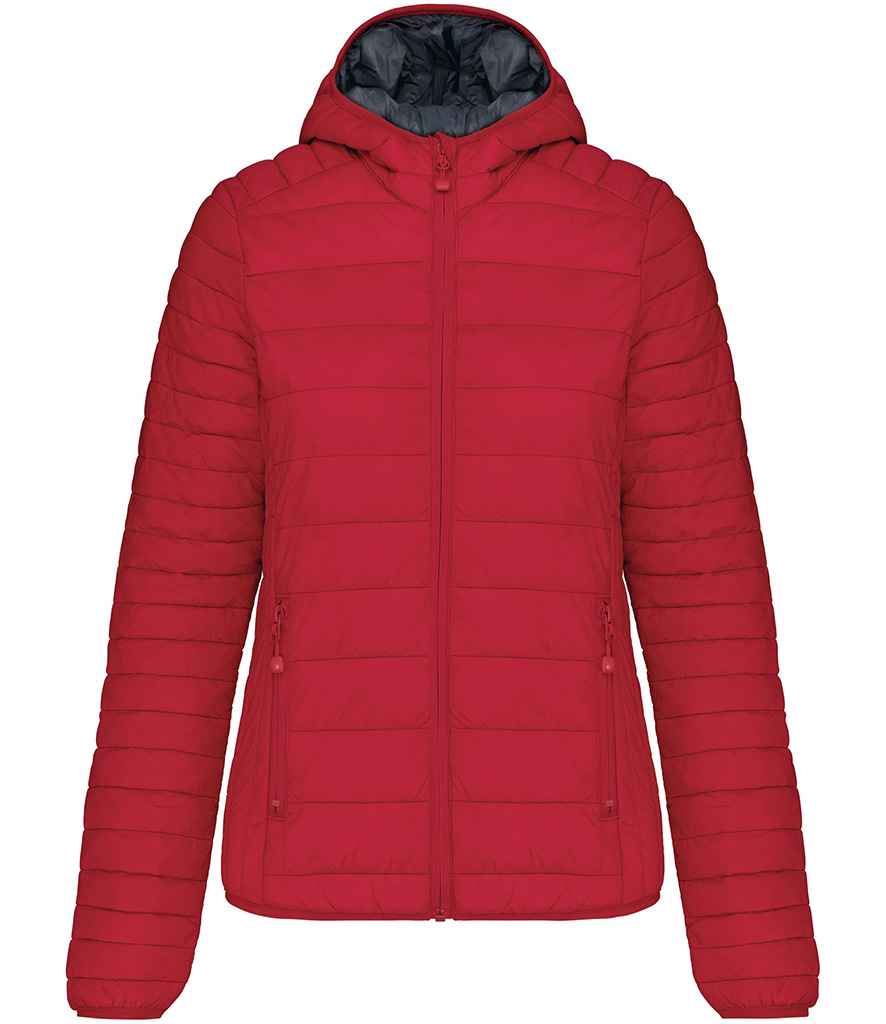 Kariban Ladies Lightweight Hooded Padded Jacket with Warm Insulation and Stylish Design