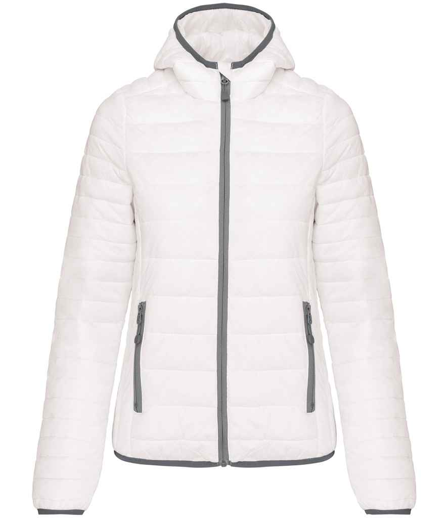 Kariban Ladies Lightweight Hooded Padded Jacket with Warm Insulation and Stylish Design