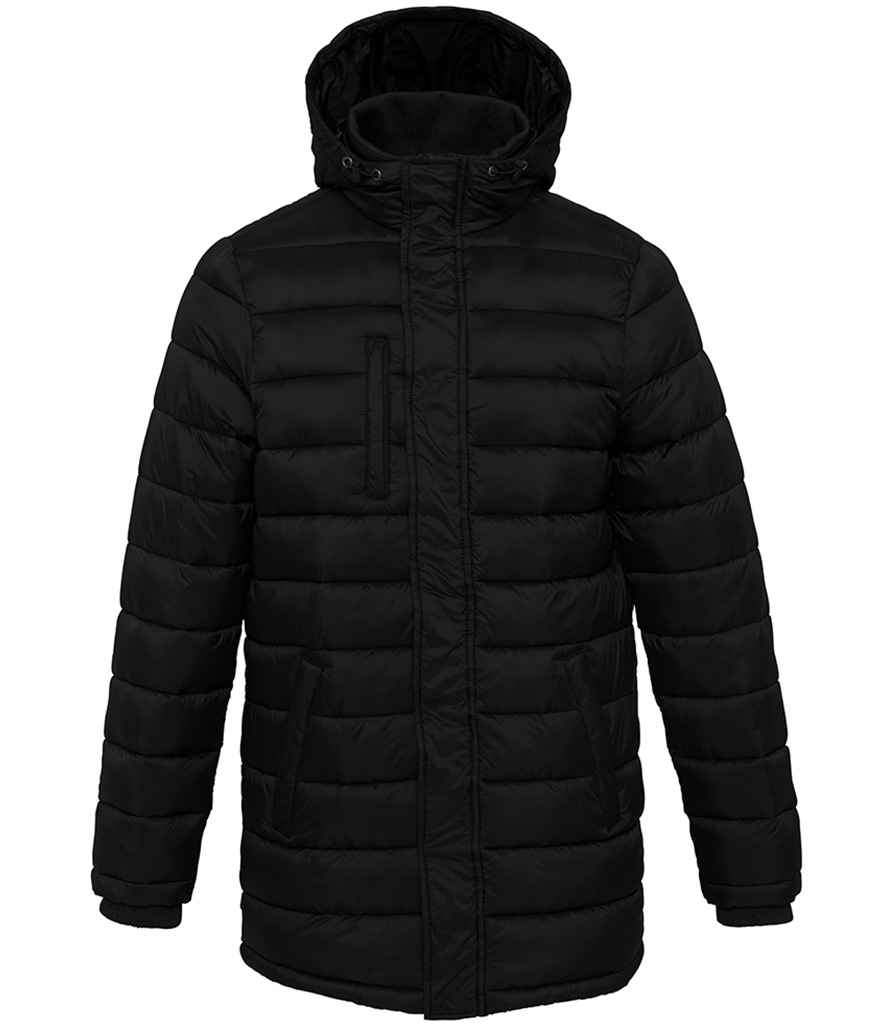 Kariban Lightweight Long Padded Parka Jacket for Comfortable Warmth and Style