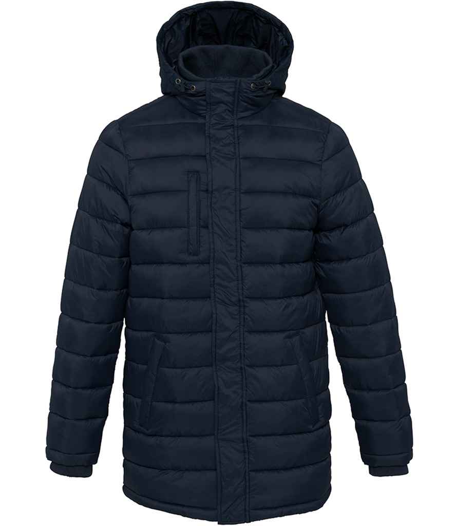 Kariban Lightweight Long Padded Parka Jacket for Comfortable Warmth and Style