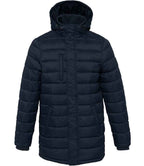 Kariban Lightweight Long Padded Parka Jacket for Comfortable Warmth and Style