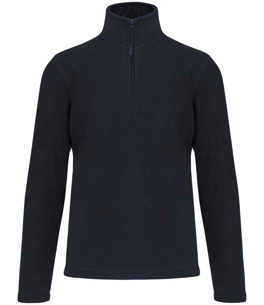 Kariban Enzo Zip Neck Micro Fleece Pullover for Men and Women