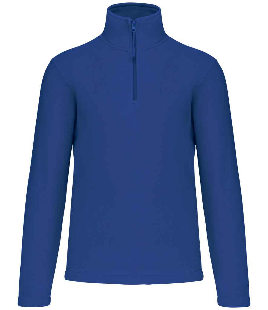 Kariban Enzo Zip Neck Micro Fleece Pullover for Men and Women