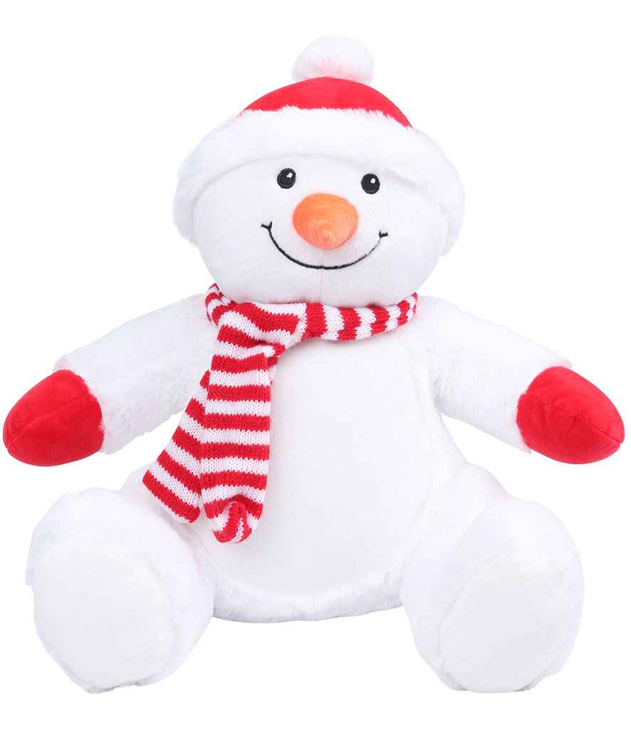 Mumbles Zippie Snowman | White