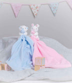 Mumbles Animal Comforter with Rattle – Soft Plush Toy for Comfort and Play