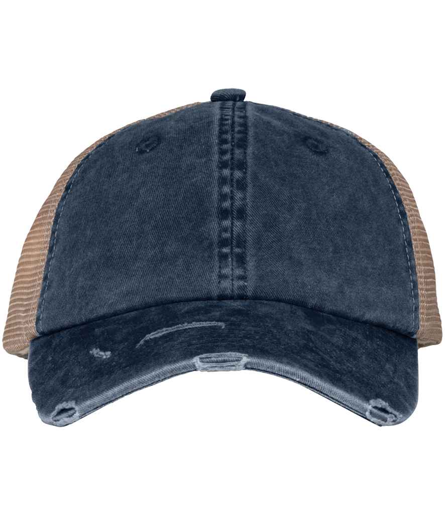 NS027 Navy/Beige Front