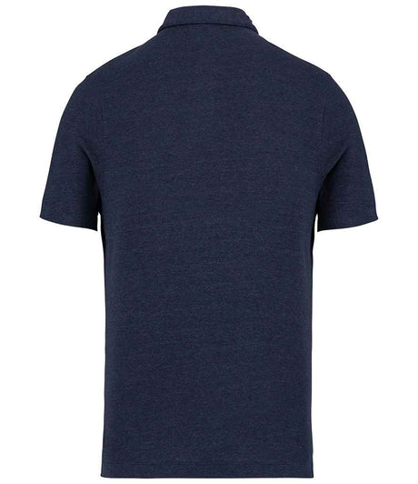 NS210 Recycled Navy Heather Back