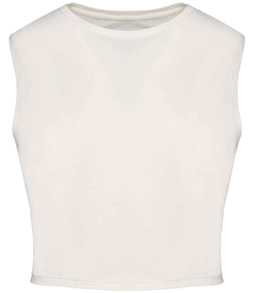 Native Spirit Ladies Cropped Tank Top in Washed Soft Fabric with Casual Comfort Fit