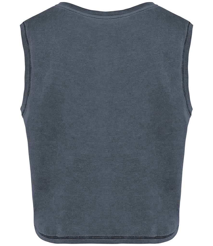 Native Spirit Ladies Cropped Tank Top in Washed Soft Fabric with Casual Comfort Fit