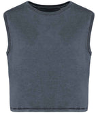 Native Spirit Ladies Cropped Tank Top in Washed Soft Fabric with Casual Comfort Fit