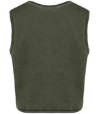 Native Spirit Ladies Cropped Tank Top in Washed Soft Fabric with Casual Comfort Fit