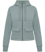 Native Spirit Ladies Full Zip Hooded Sweatshirt with Comfortable Fit and Stylish Design