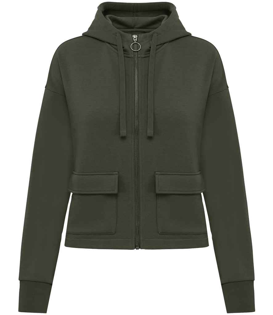 Native Spirit Ladies Full Zip Hooded Sweatshirt with Comfortable Fit and Stylish Design