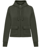 Native Spirit Ladies Full Zip Hooded Sweatshirt with Comfortable Fit and Stylish Design