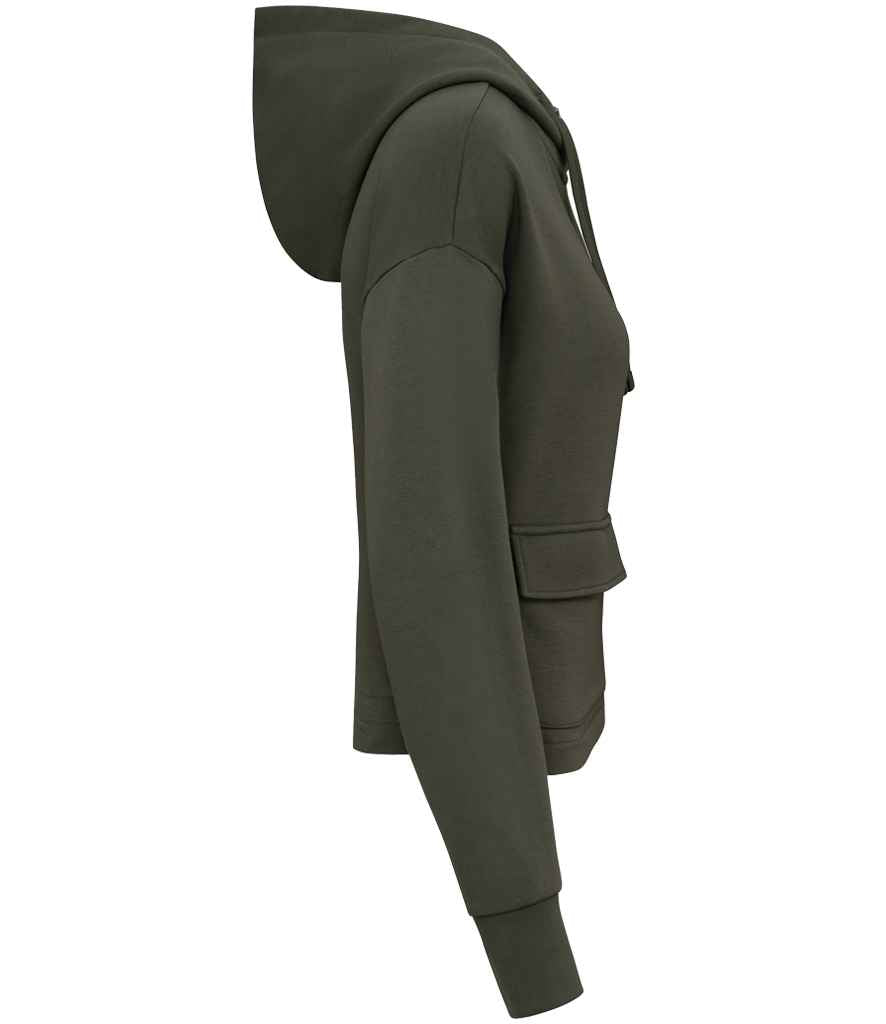 Native Spirit Ladies Full Zip Hooded Sweatshirt with Comfortable Fit and Stylish Design