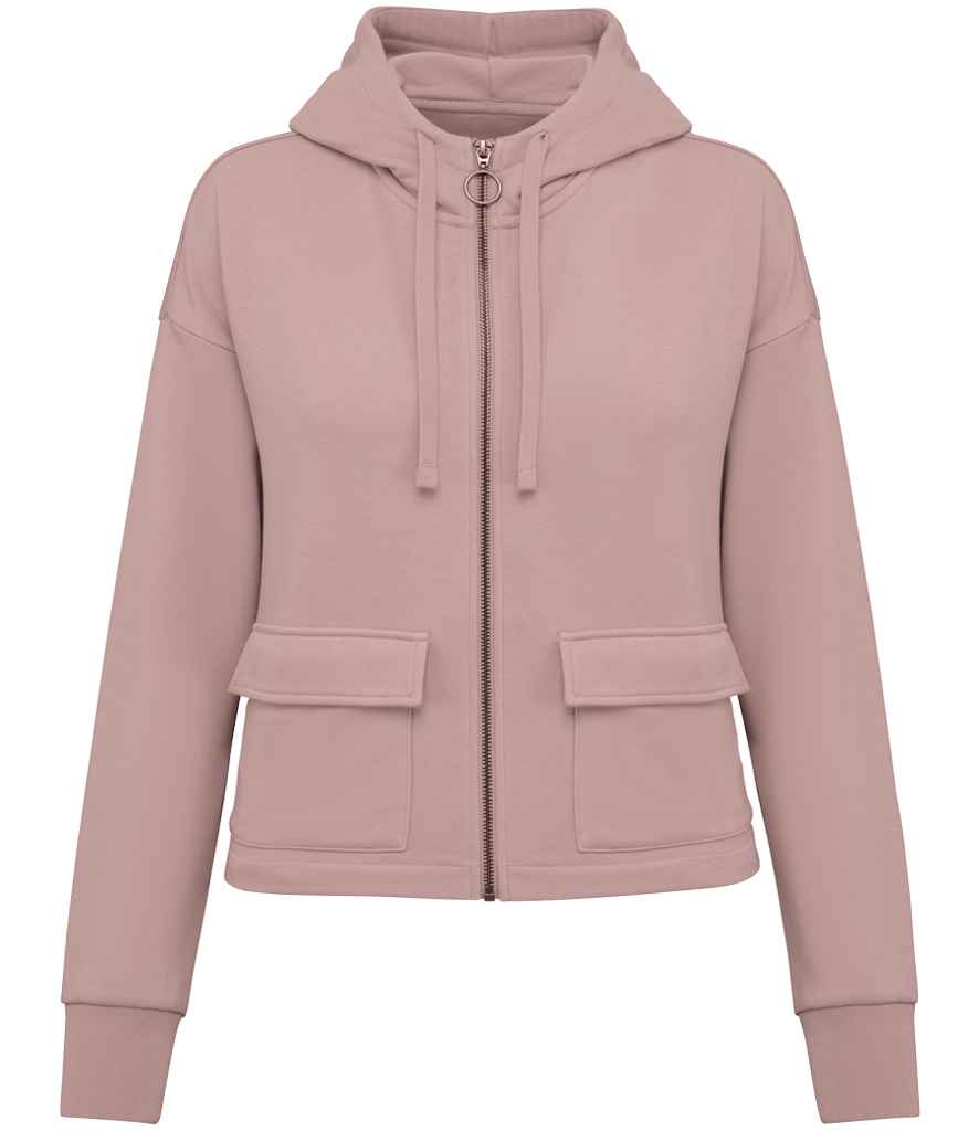 Native Spirit Ladies Full Zip Hooded Sweatshirt with Comfortable Fit and Stylish Design