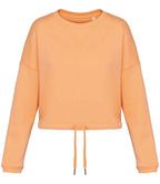 Native Spirit Ladies Oversized Cropped Sweatshirt with Comfortable Relaxed Fit