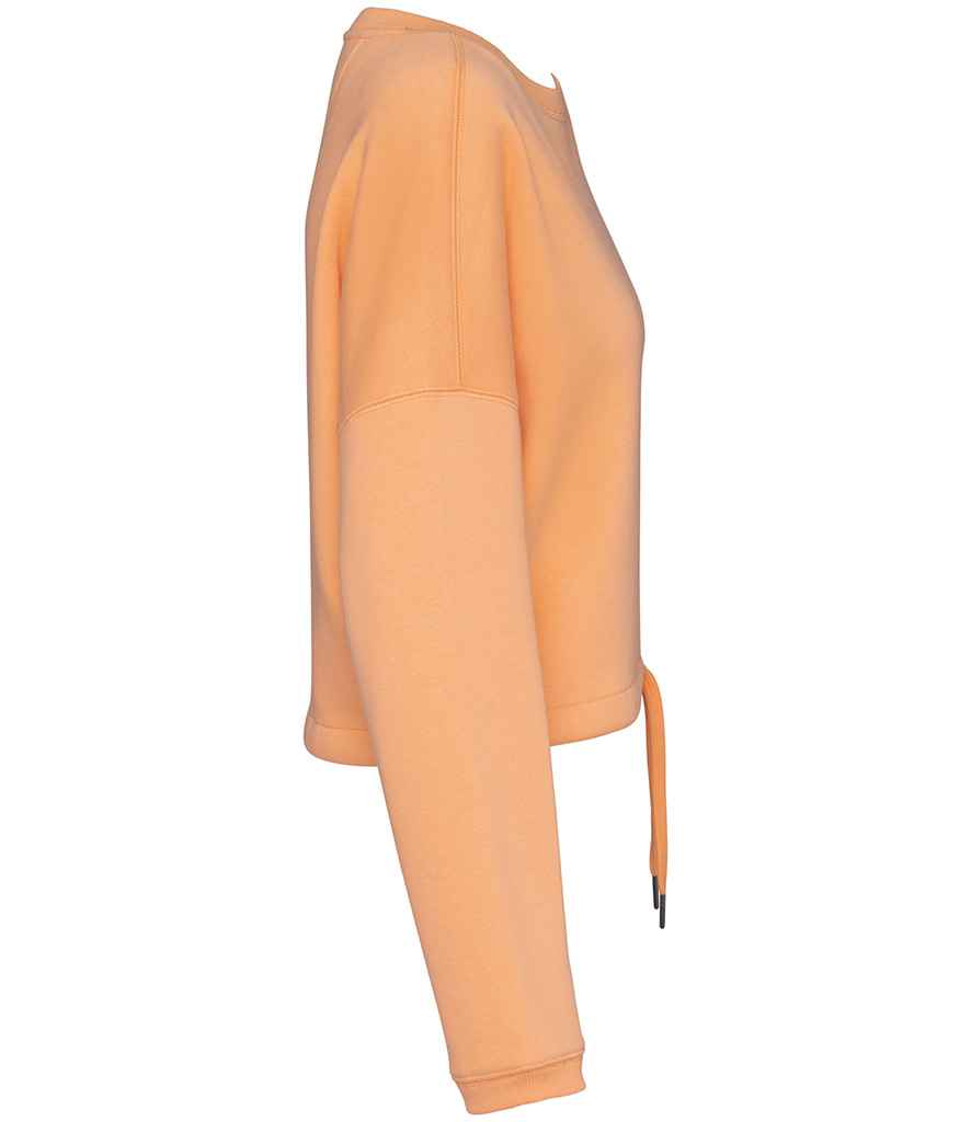 Native Spirit Ladies Oversized Cropped Sweatshirt with Comfortable Relaxed Fit