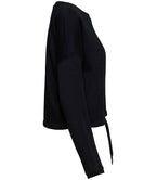 Native Spirit Ladies Oversized Cropped Sweatshirt with Comfortable Relaxed Fit