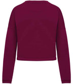 Native Spirit Ladies Oversized Cropped Sweatshirt with Comfortable Relaxed Fit