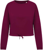 Native Spirit Ladies Oversized Cropped Sweatshirt with Comfortable Relaxed Fit