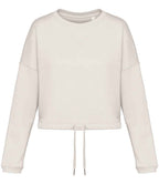 Native Spirit Ladies Oversized Cropped Sweatshirt with Comfortable Relaxed Fit