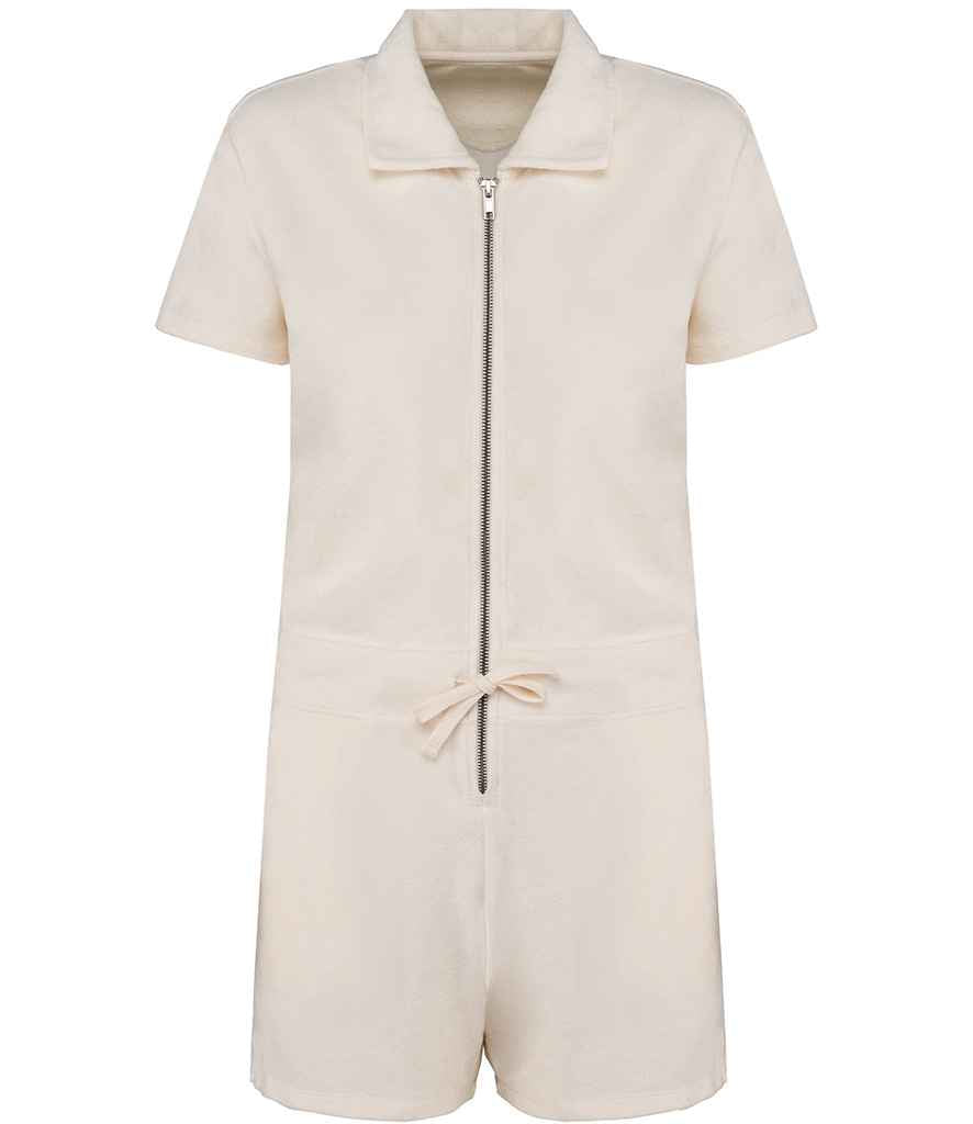Native Spirit Ladies Terry Towel Short Overall in Soft, Comfortable Fabric for Everyday Wear