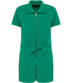 Native Spirit Ladies Terry Towel Short Overall in Soft, Comfortable Fabric for Everyday Wear