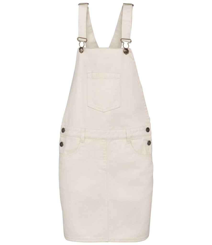 Native Spirit Ladies Dungarees Dress | Ivory