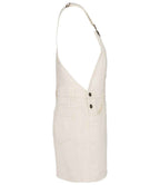 Native Spirit Ladies Dungarees Dress | Ivory