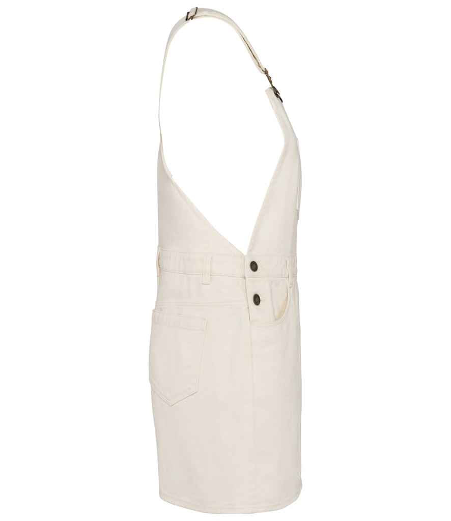 Native Spirit Ladies Dungarees Dress | Ivory