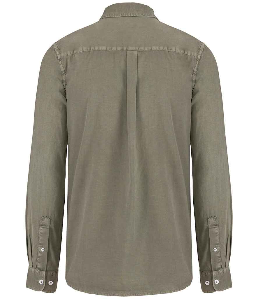 NS502 Washed Pale Khaki Back