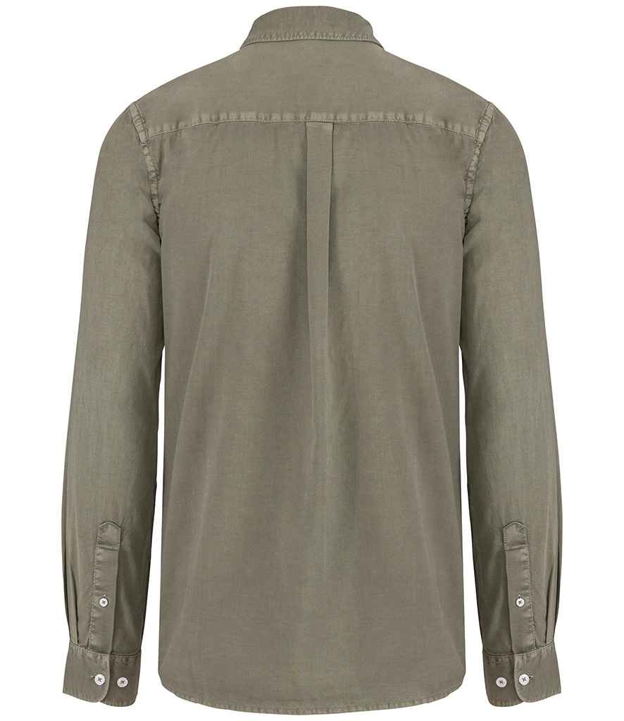 Native Spirit Washed Long Sleeve Shirt in a Soft, Vintage-Inspired Washed Finish