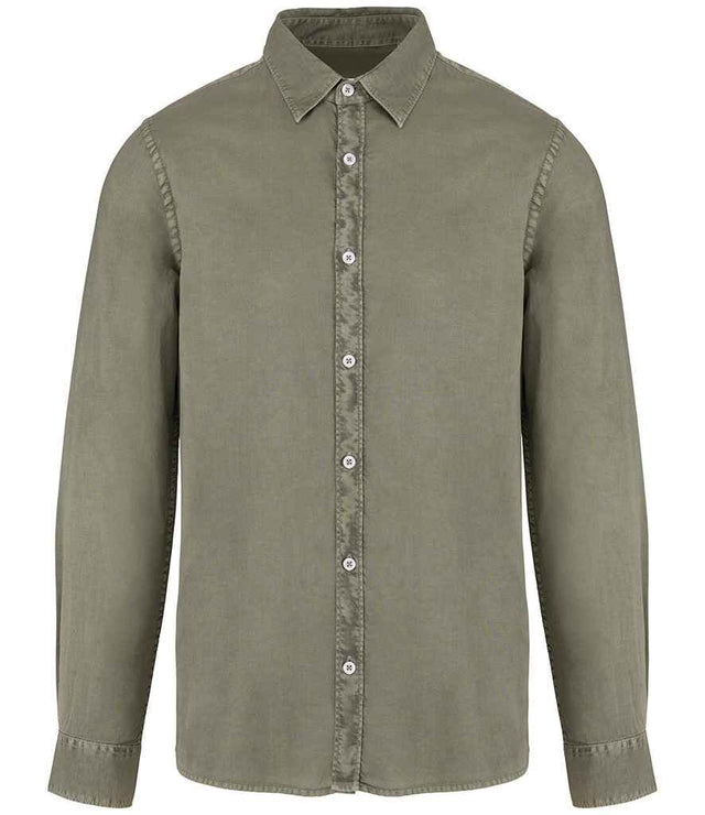 NS502 Washed Pale Khaki Front