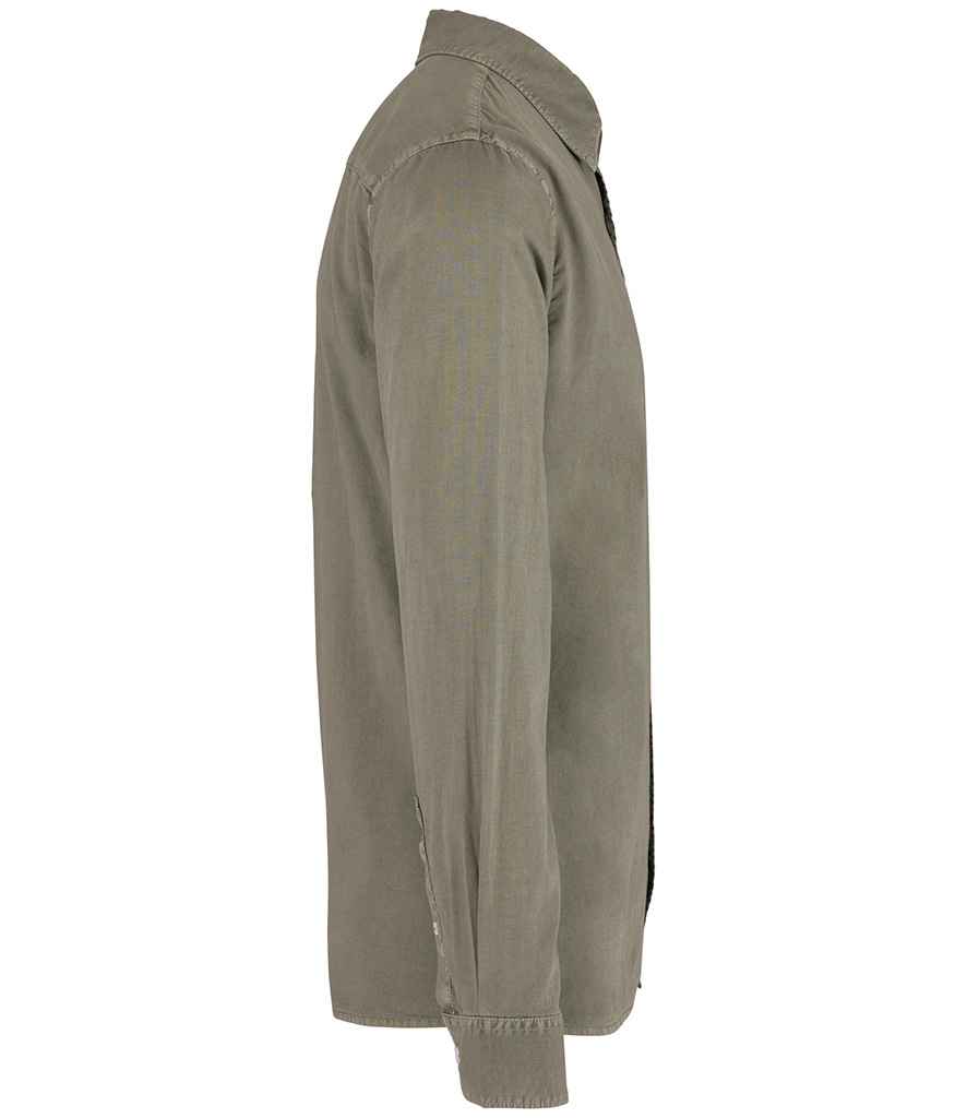 Native Spirit Washed Long Sleeve Shirt in a Soft, Vintage-Inspired Washed Finish