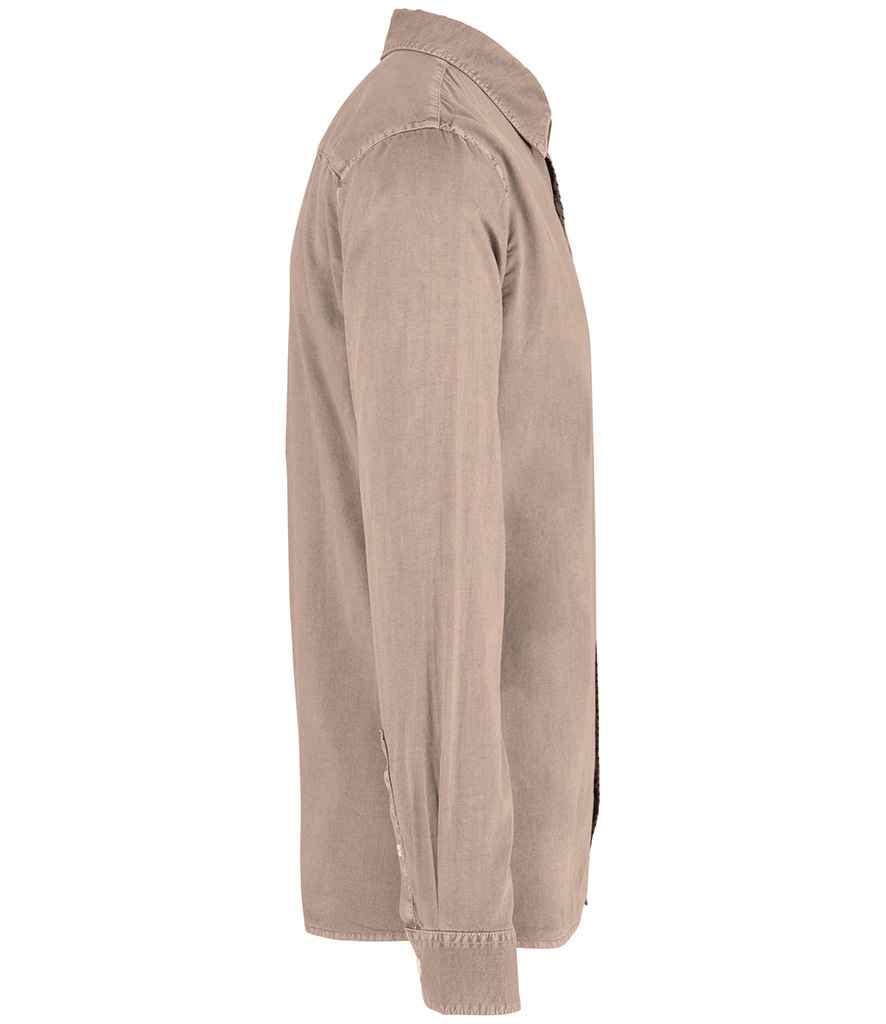 Native Spirit Washed Long Sleeve Shirt in a Soft, Vintage-Inspired Washed Finish