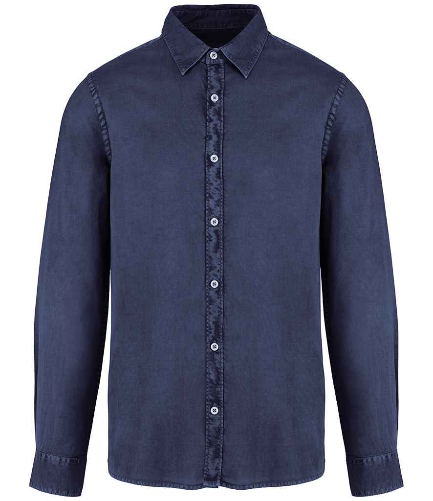 Native Spirit Washed Long Sleeve Shirt in a Soft, Vintage-Inspired Washed Finish
