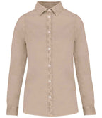 Native Spirit Ladies Washed Long Sleeve Shirt with Classic Washed Finish and Comfortable Fit