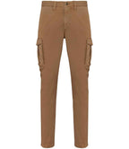 Native Spirit Washed Cargo Trousers with Durable Fabric and Relaxed Fit