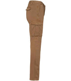 Native Spirit Washed Cargo Trousers with Durable Fabric and Relaxed Fit