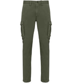 Native Spirit Washed Cargo Trousers with Durable Fabric and Relaxed Fit