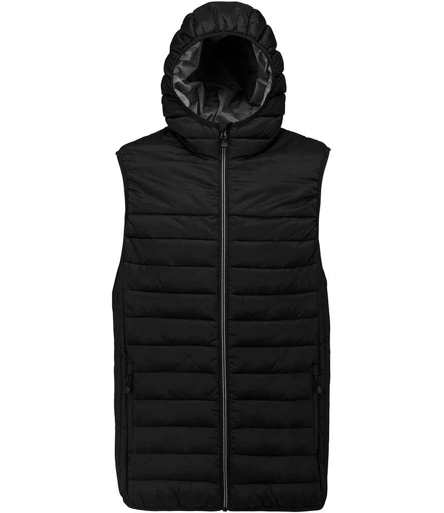 Proact Hooded Padded Bodywarmer | Black