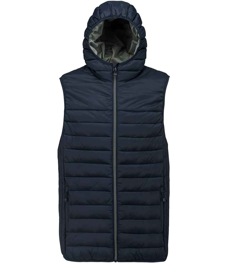 Proact Hooded Padded Bodywarmer | Navy