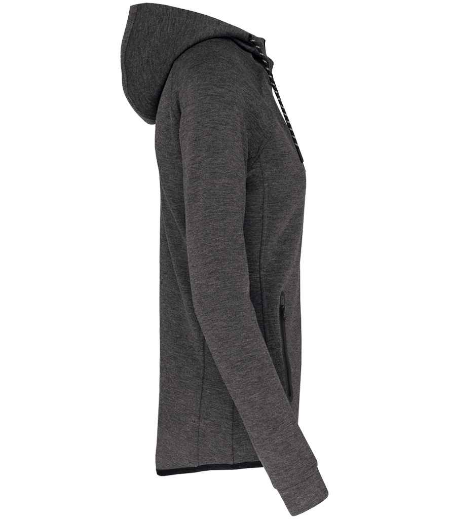 Proact Ladies Performance Hooded Jacket | Deep Grey Heather